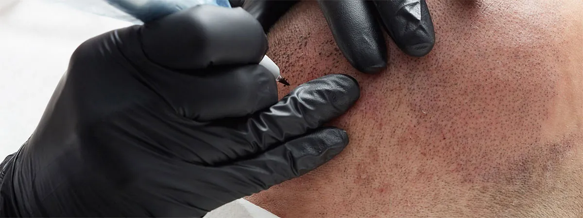Kopfhaut Tattoo